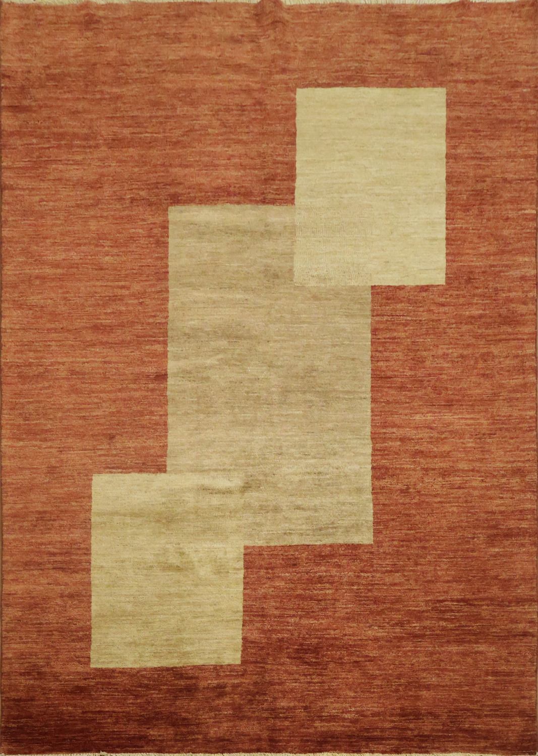 Modern Gabbeh Vegetable Dye Area Rug 6x8