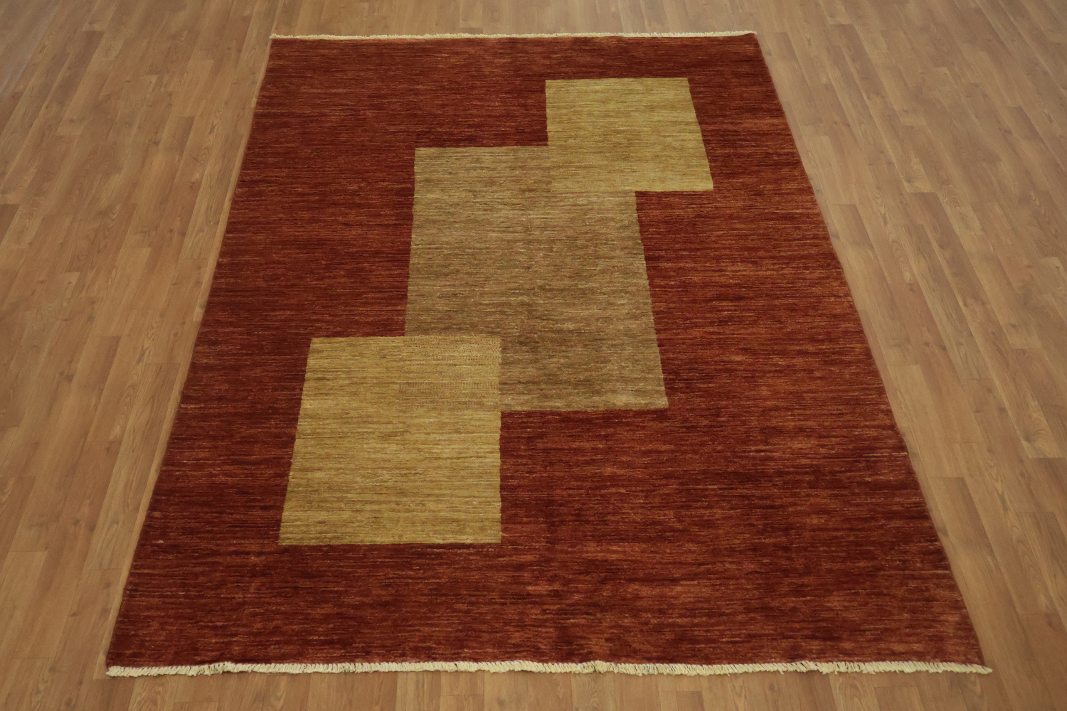 Modern Gabbeh Vegetable Dye Area Rug 6x8