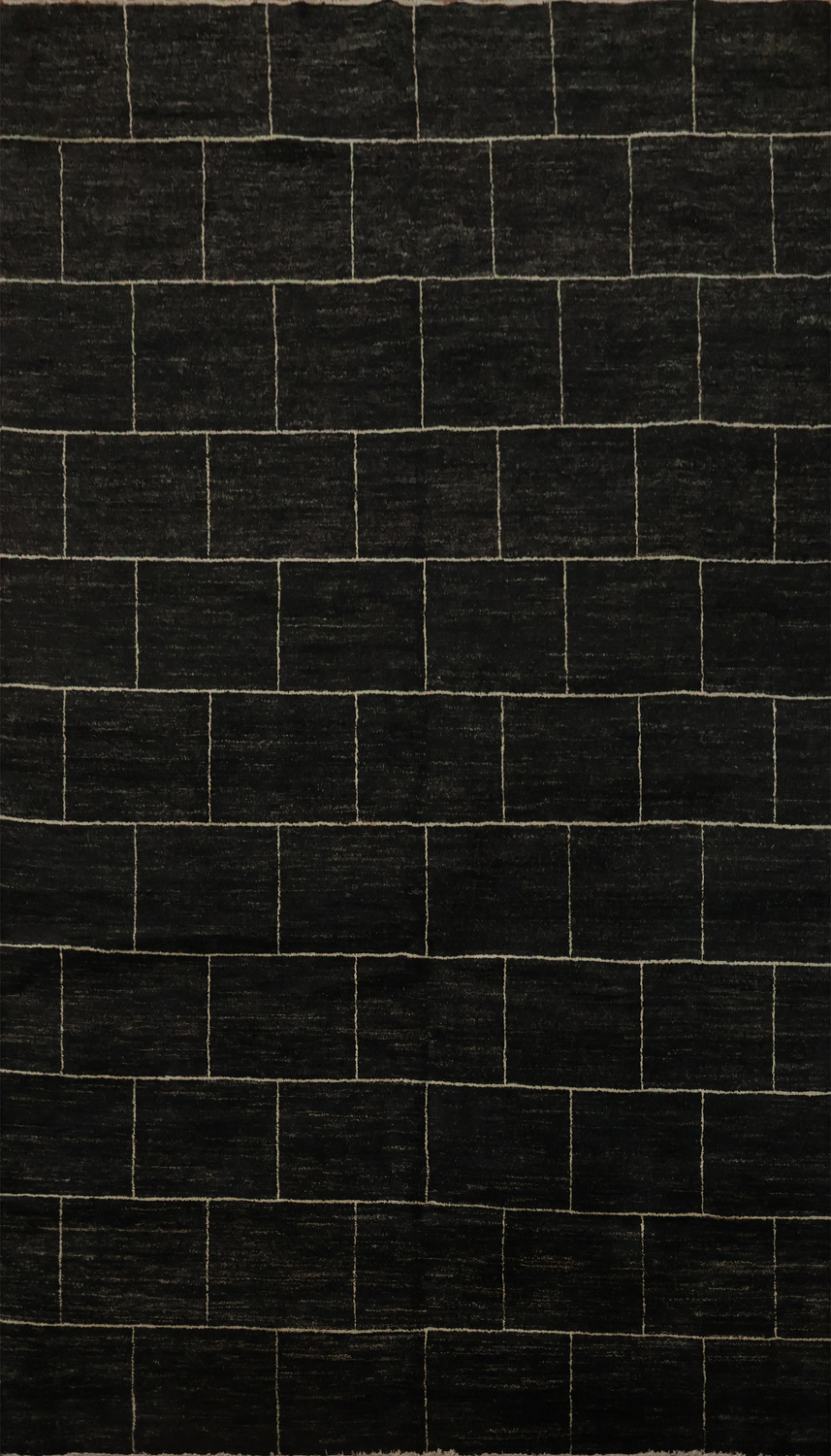 Dark Gabbeh Vegetable Dye Area Rug 6x9 for a Sleek and Stylish Floor Space