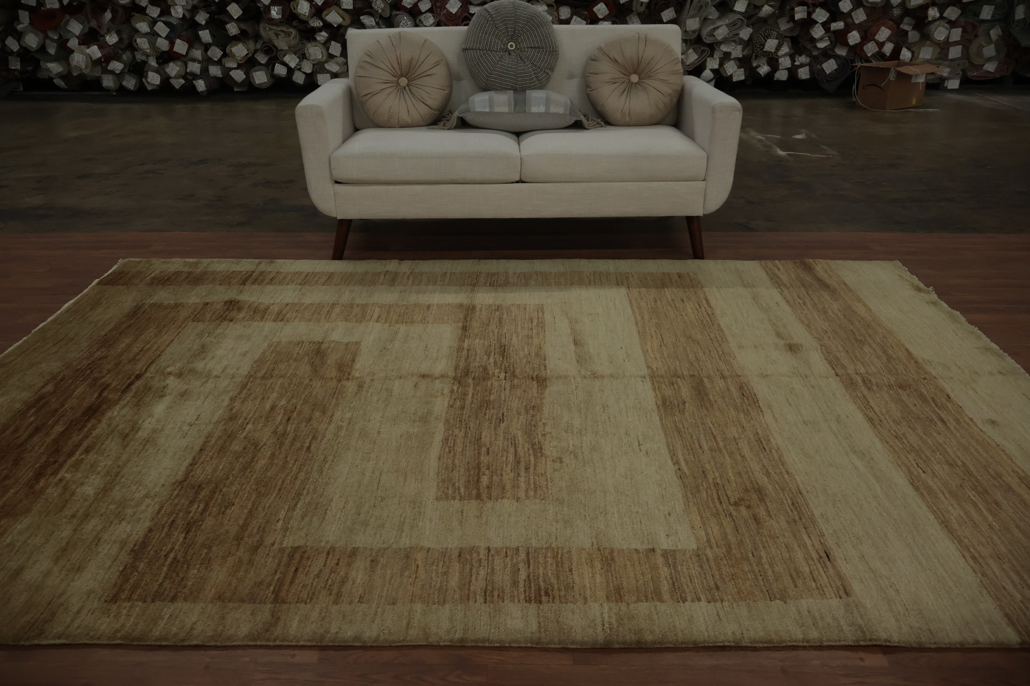 Modern Gabbeh Vegetable Dye Area Rug 7x10