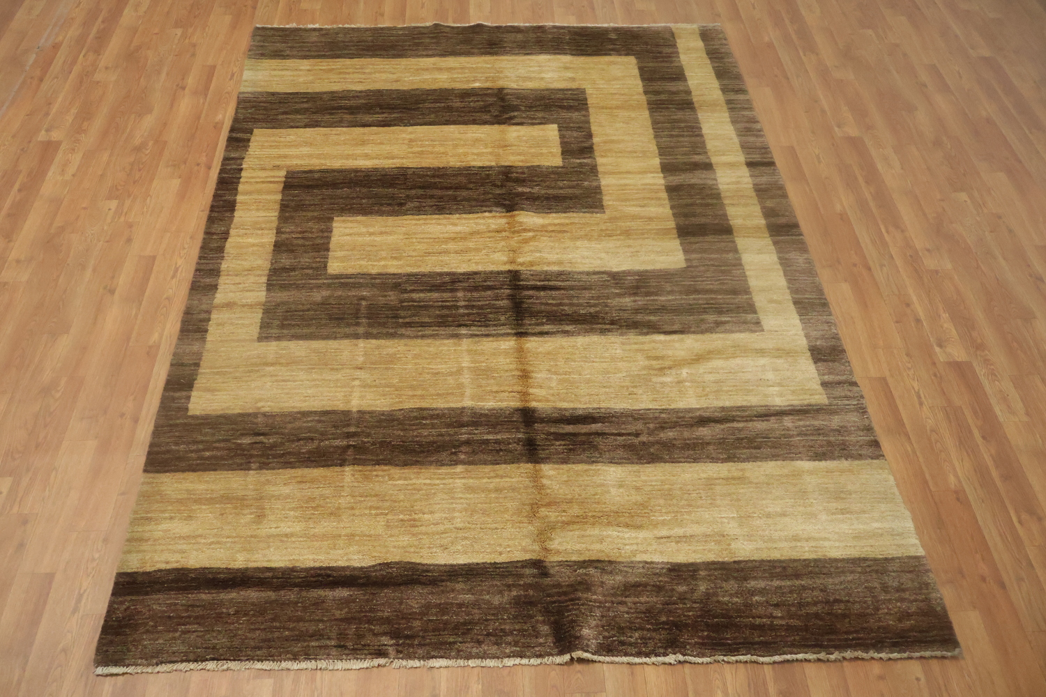 Modern Gabbeh Vegetable Dye Area Rug 6x8