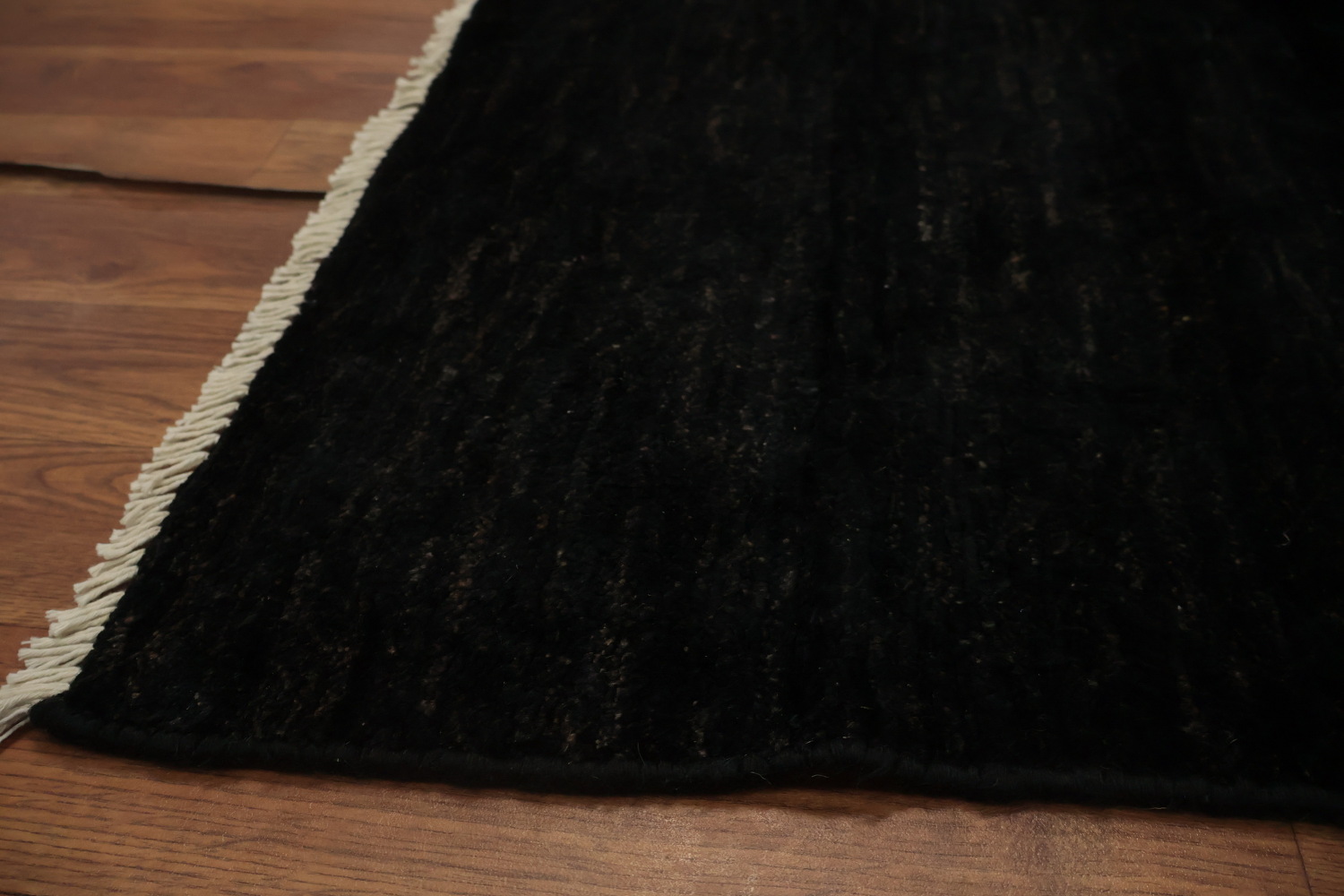 Contemporary Chic Minimalist Vegetable Dye Gabbeh Area Rug 7x9