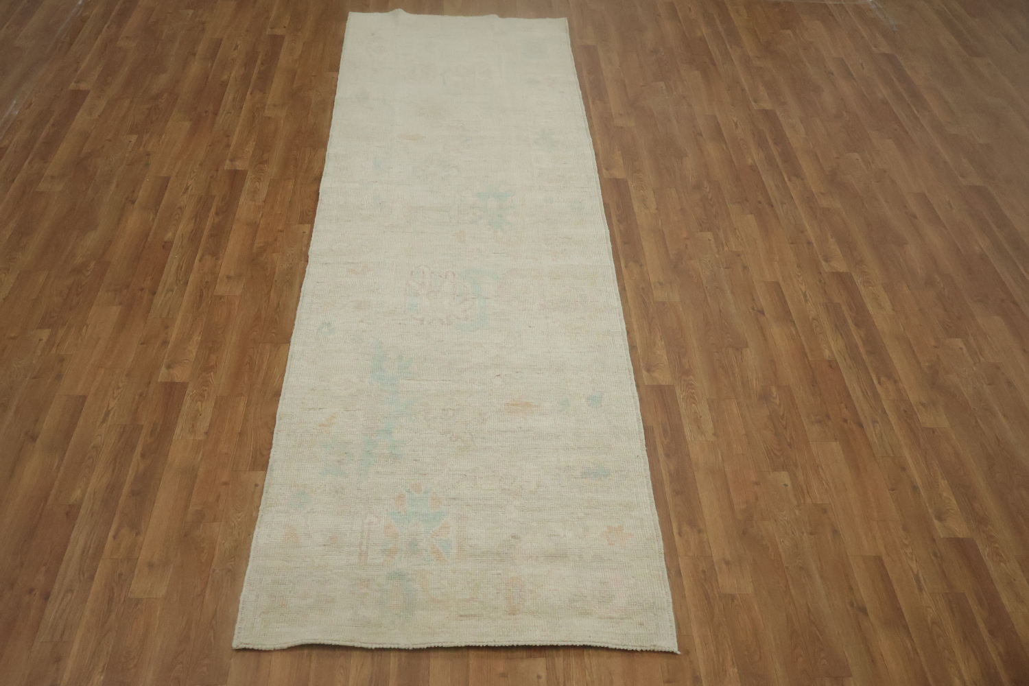 Vegetable Dye Oushak Oriental Runner Rug 3x10