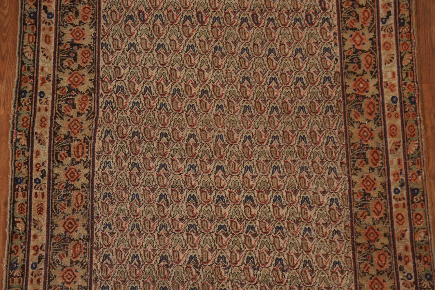Pre-1900 Antique Vegetable Dye Afshar Persian Area Rug 4x6