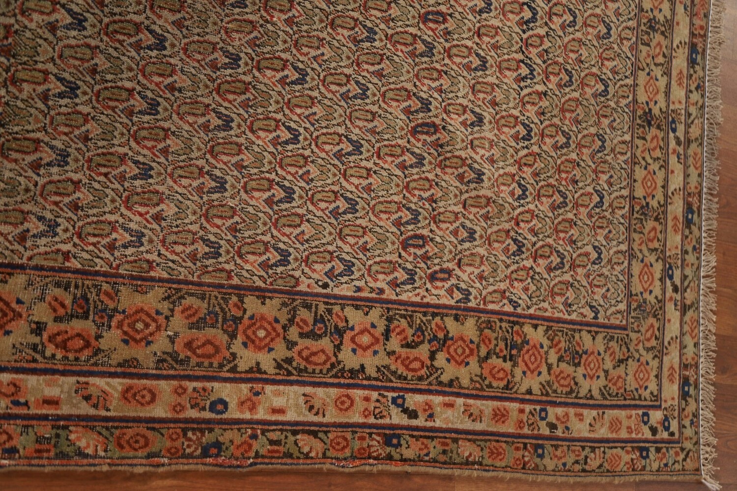 Pre-1900 Antique Vegetable Dye Afshar Persian Area Rug 4x6