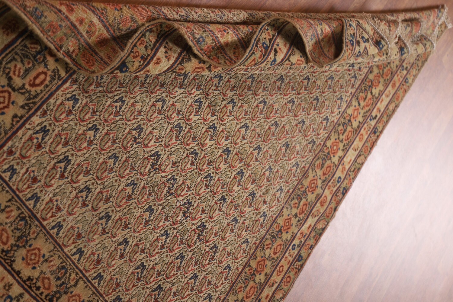 Pre-1900 Antique Vegetable Dye Afshar Persian Area Rug 4x6
