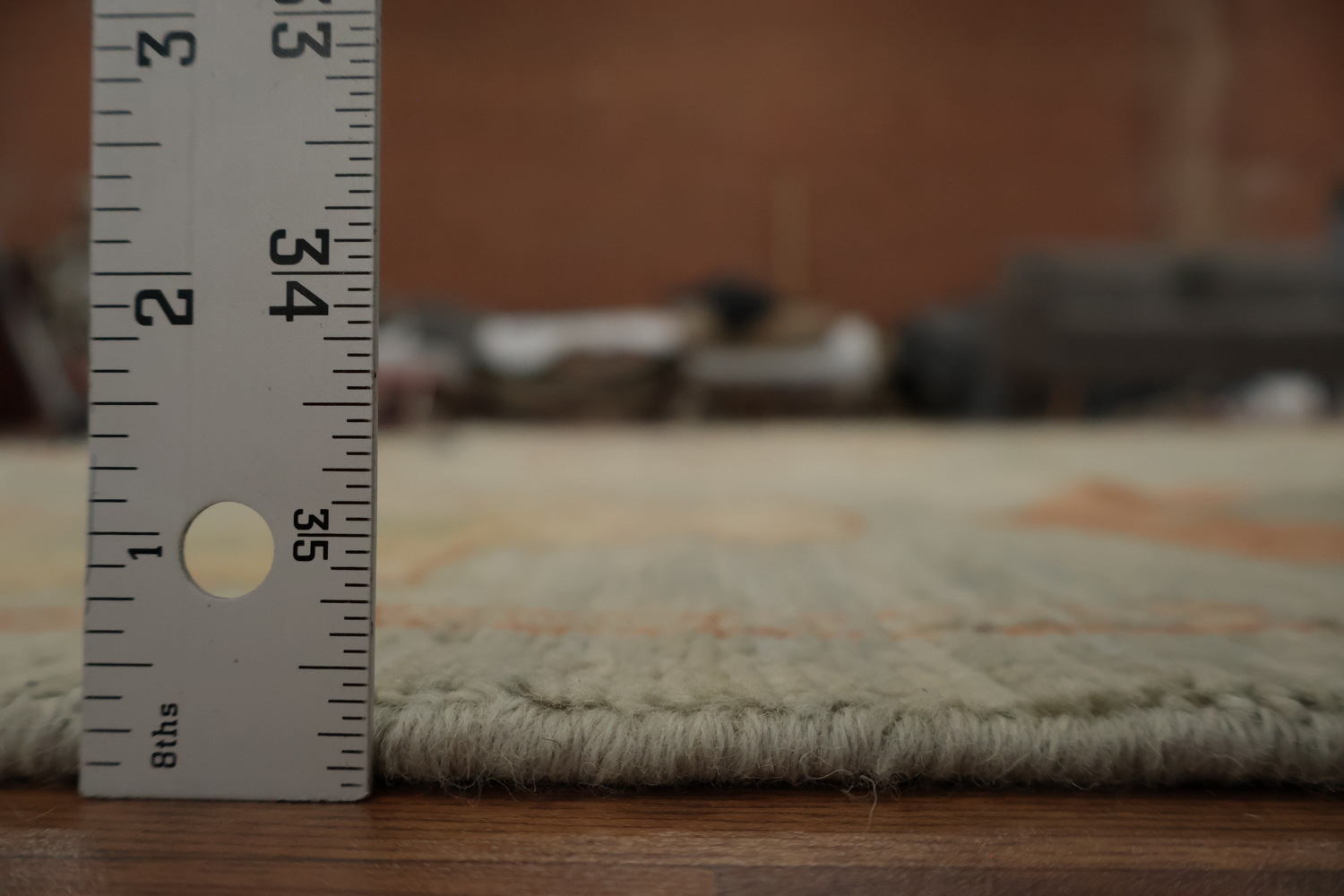 Transform Your Space with This Oushak Vegetable Dye Area Rug 9x12