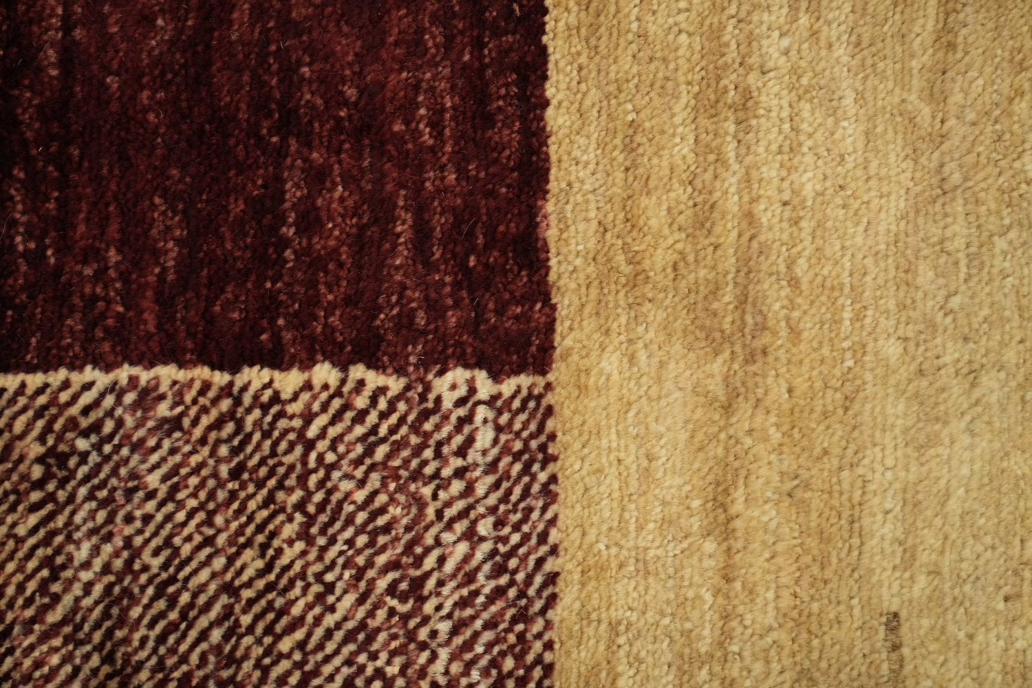 Vegetable Dye Gabbeh Modern Area Rug 7x8