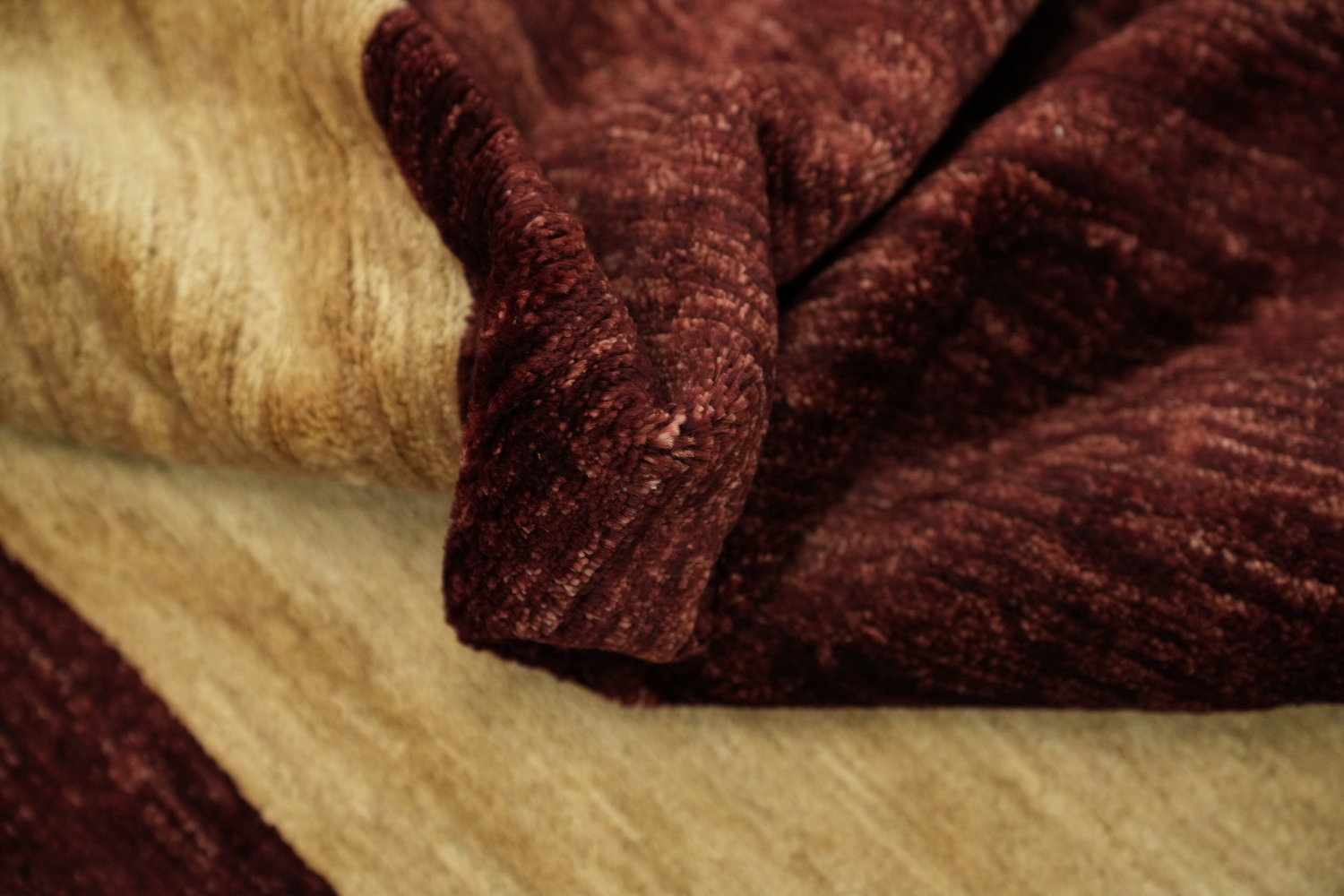 Vegetable Dye Gabbeh Modern Area Rug 7x8