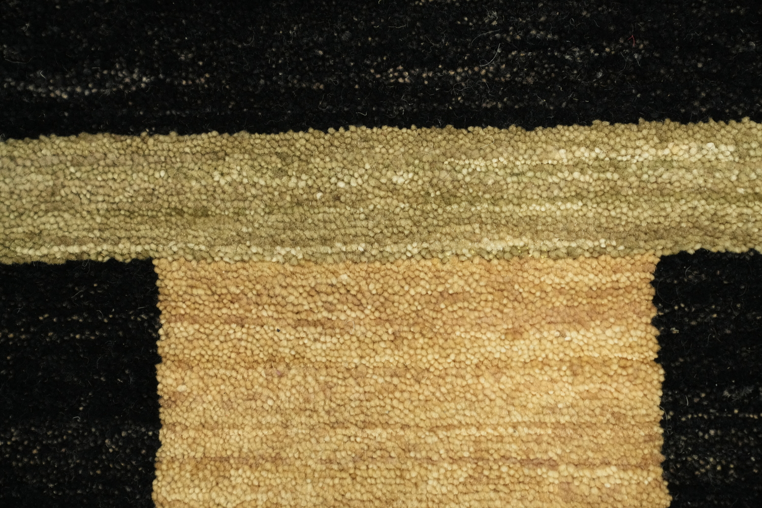 Checkered Gabbeh Modern Area Rug 6x8