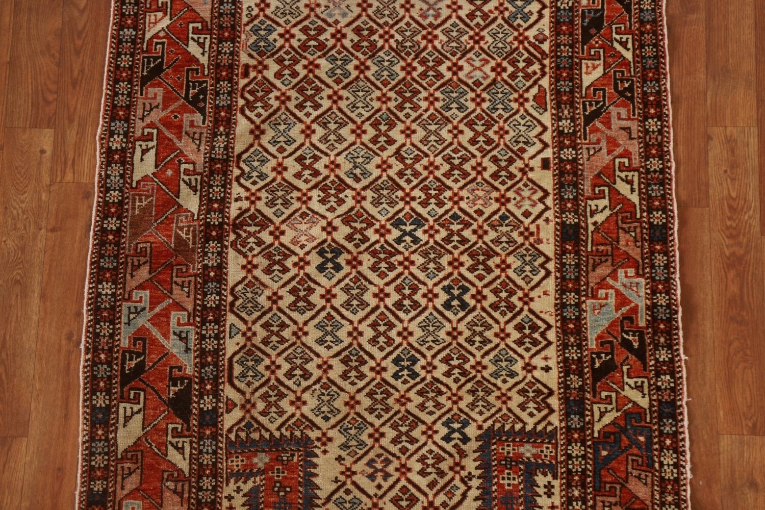 Pre-1900 Antique Vegetable Dye Shirvan Oriental Area Rug 3x6