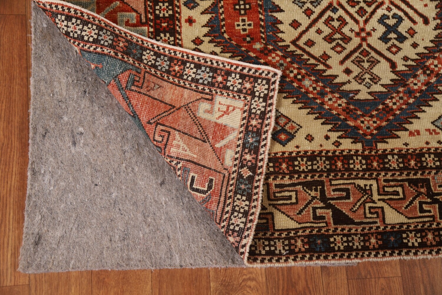 Pre-1900 Antique Vegetable Dye Shirvan Oriental Area Rug 3x6