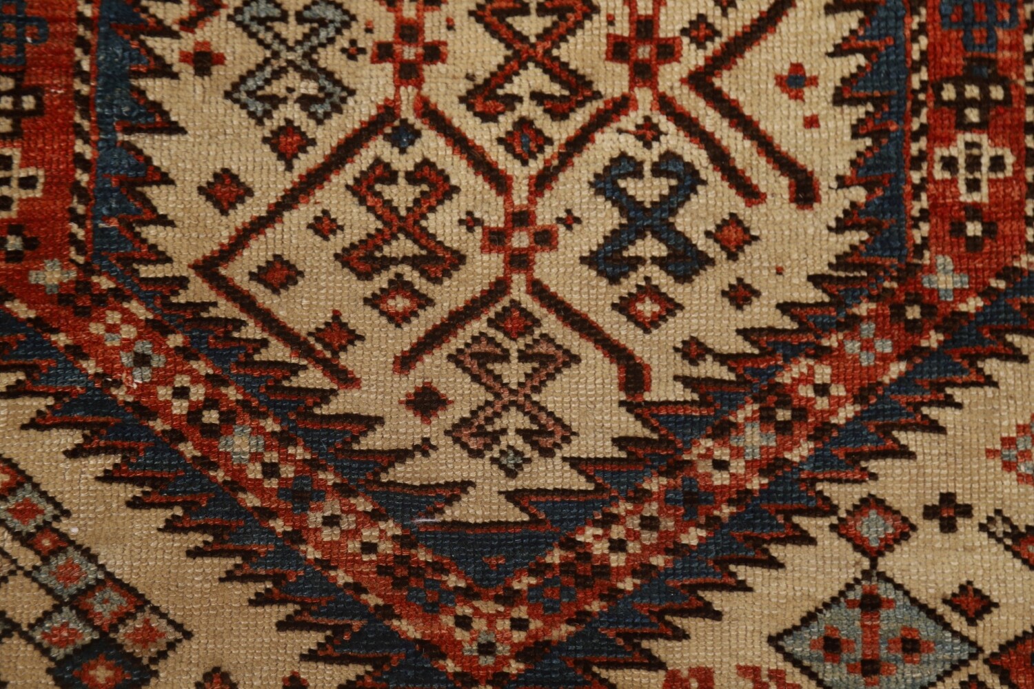 Pre-1900 Antique Vegetable Dye Shirvan Oriental Area Rug 3x6