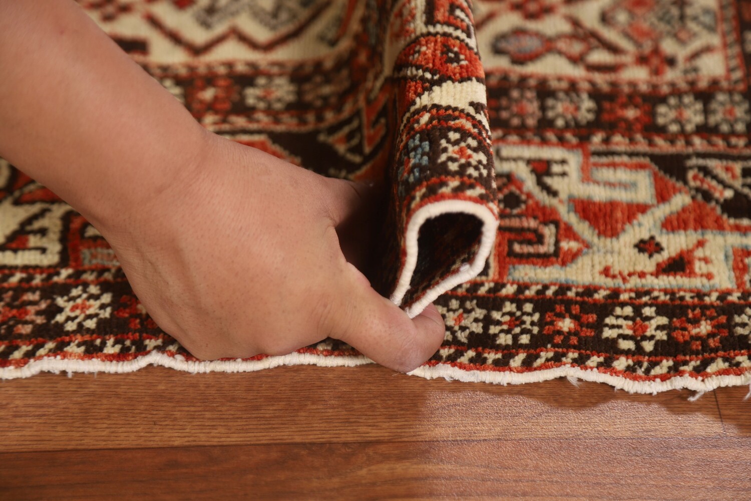 Pre-1900 Antique Vegetable Dye Shirvan Oriental Area Rug 3x6