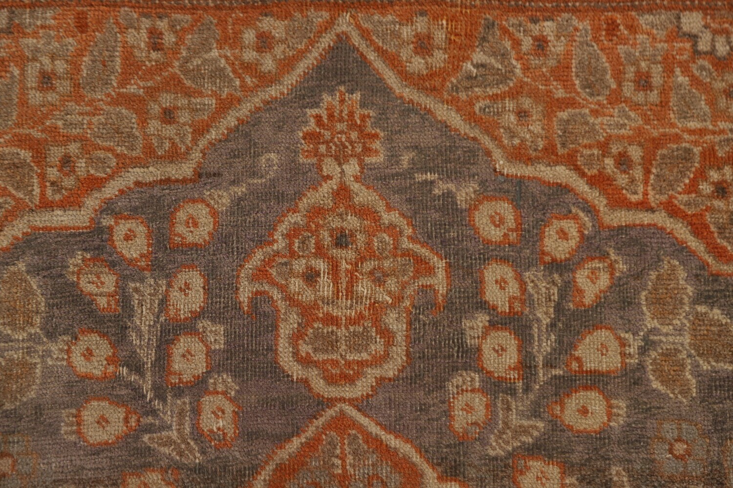 Pre-1900 Antique Vegetable Dye Tabriz Haj Jalili Persian Rug 4x6