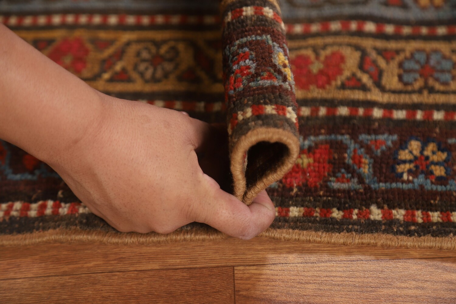 Pre-1900 Antique Vegetable Dye Heriz Bakhshayesh Persian Rug 4x10