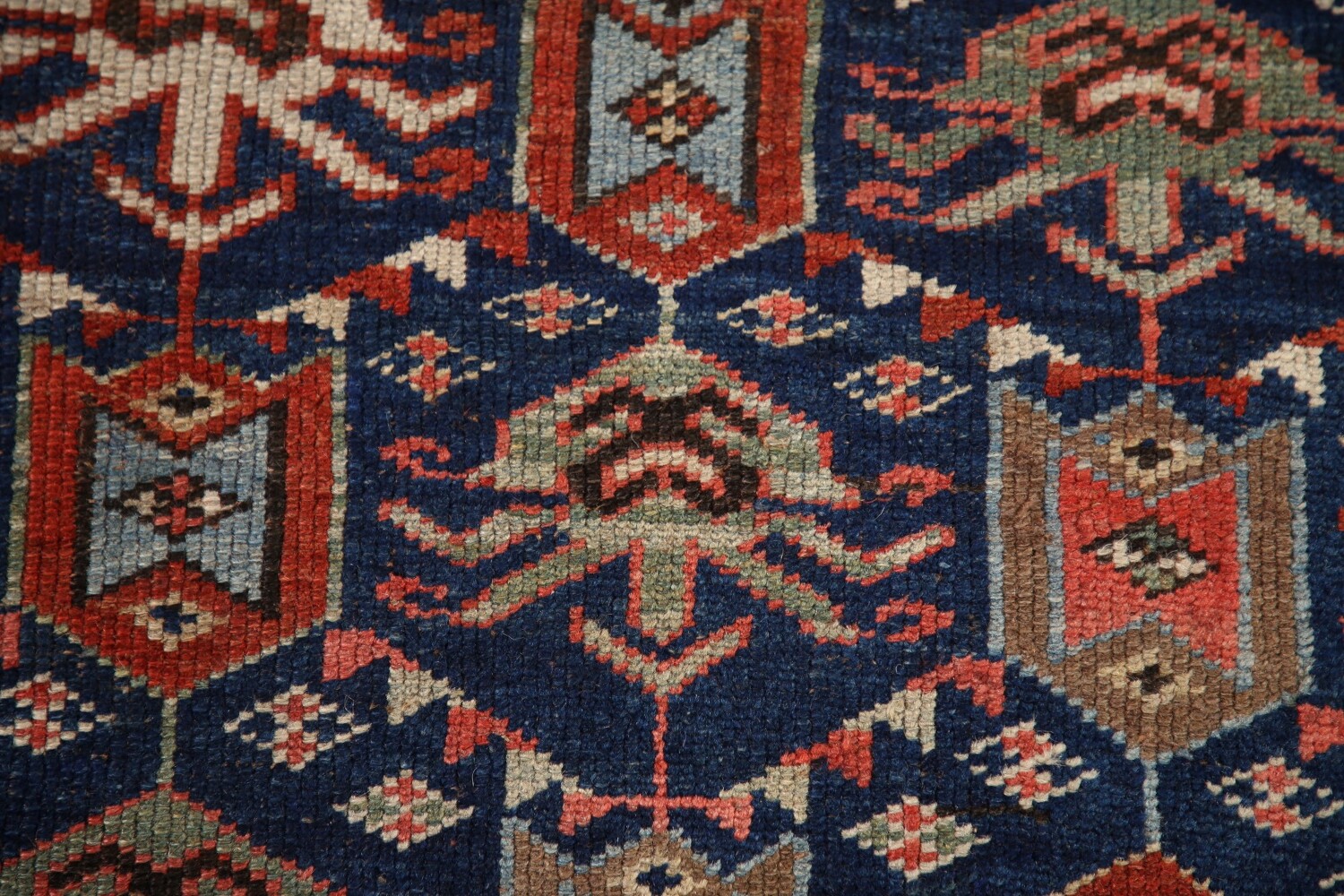 Pre-1900 Antique Kazak Oriental Runner Rug 4x9
