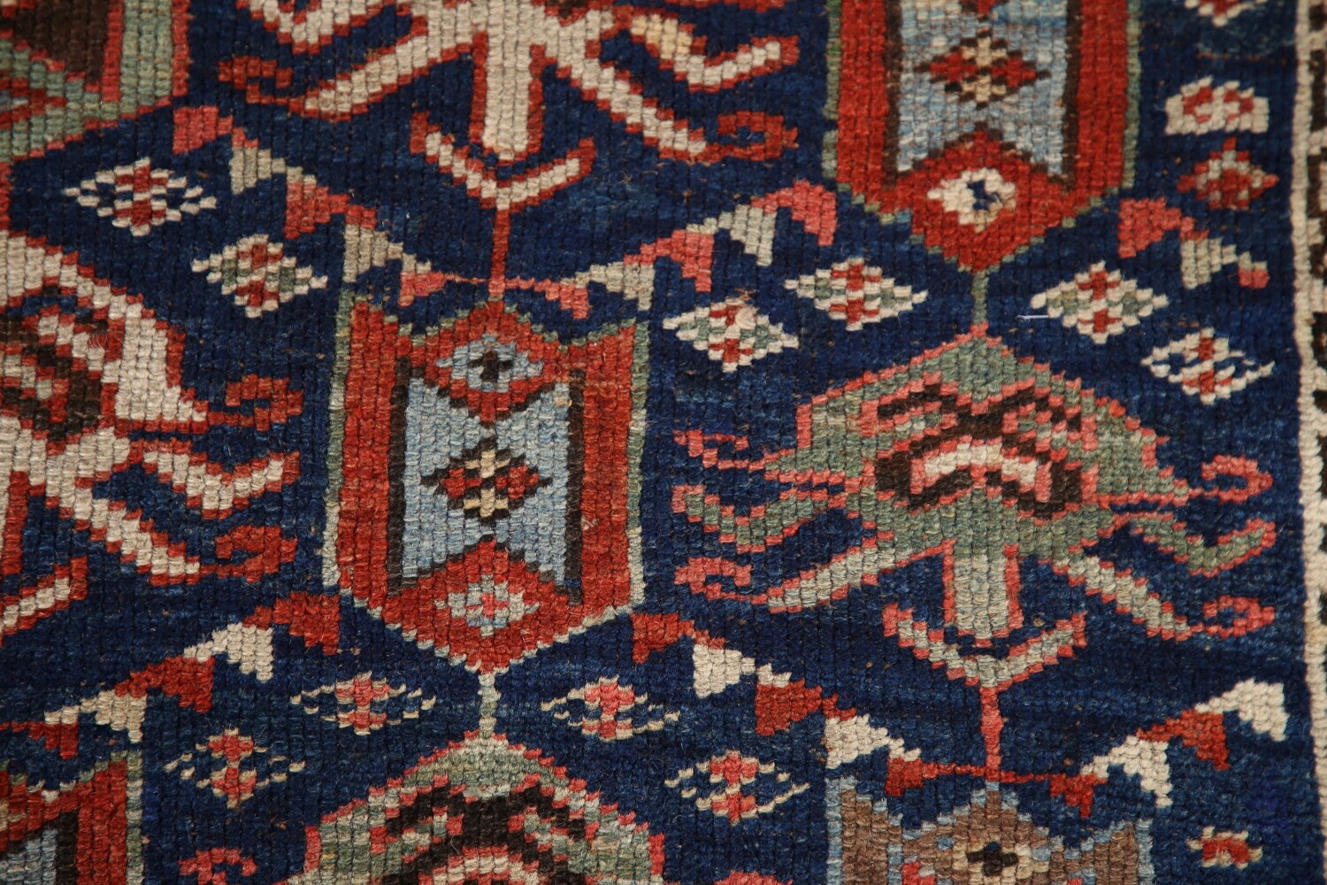 Pre-1900 Antique Kazak Oriental Runner Rug 4x9