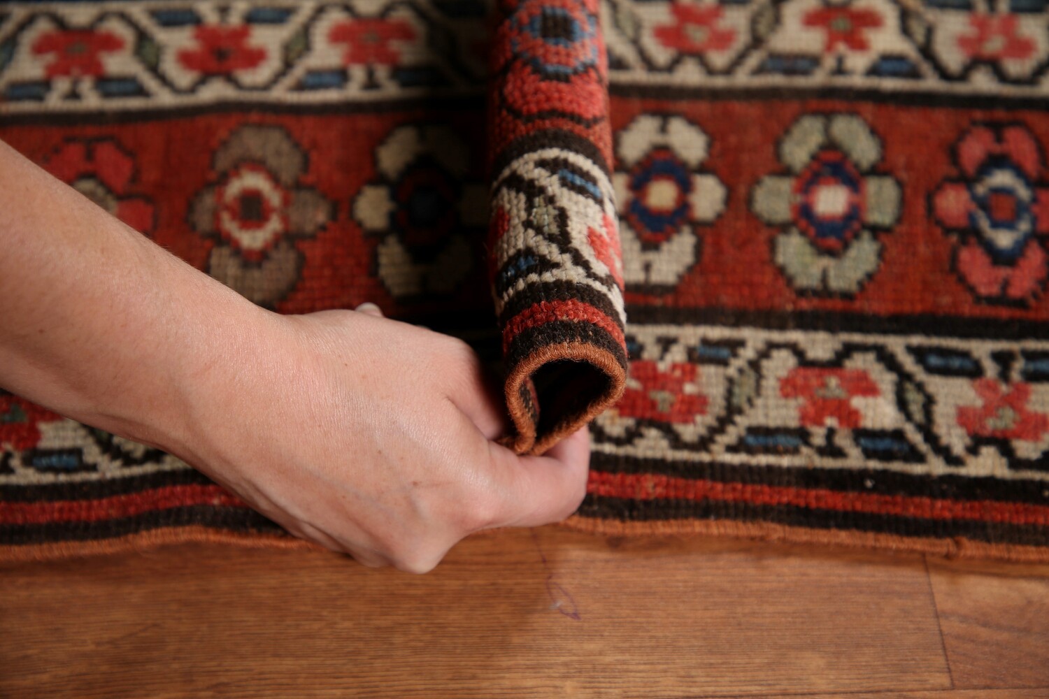Pre-1900 Antique Kazak Oriental Runner Rug 4x9