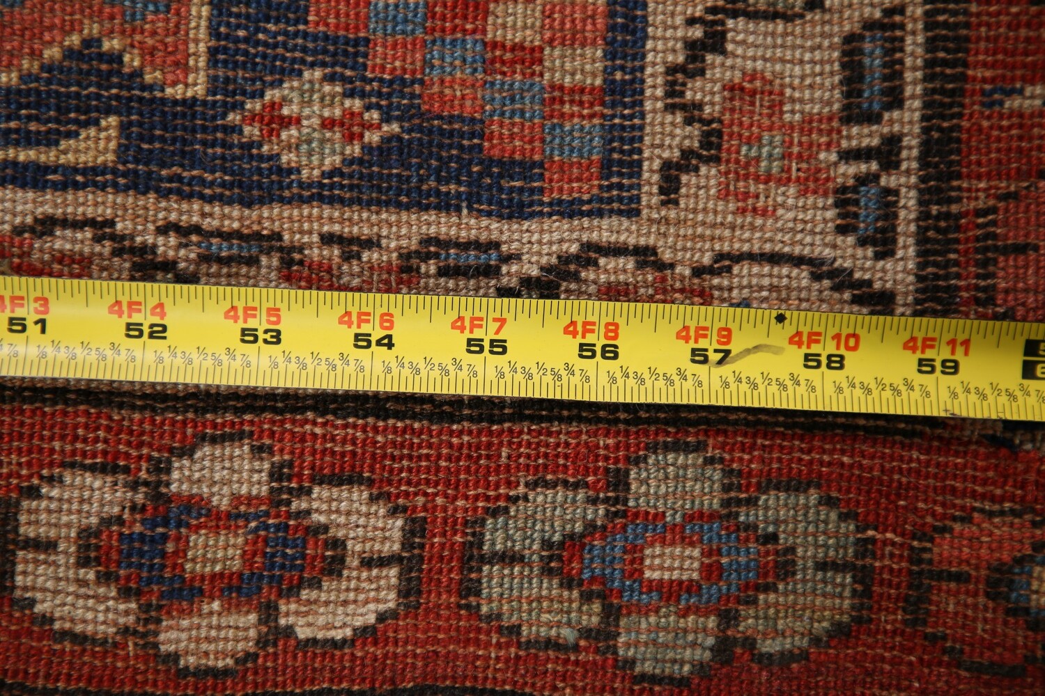 Pre-1900 Antique Kazak Oriental Runner Rug 4x9