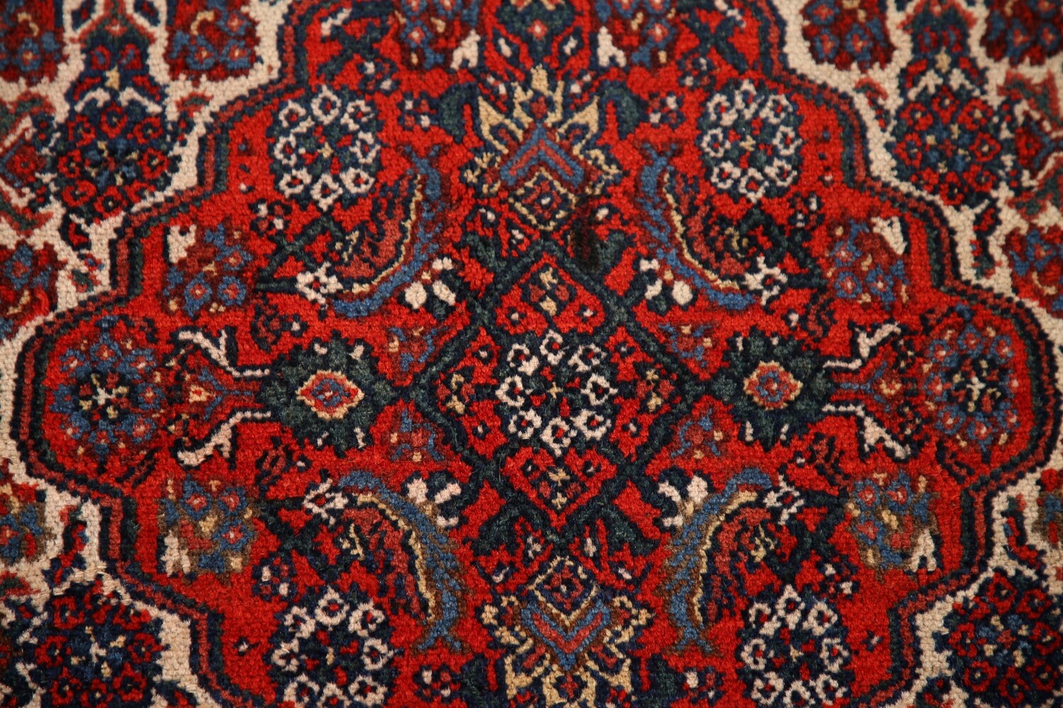 100% Vegetable Dye Antique Bibikabad Persian Area Rug 5x7
