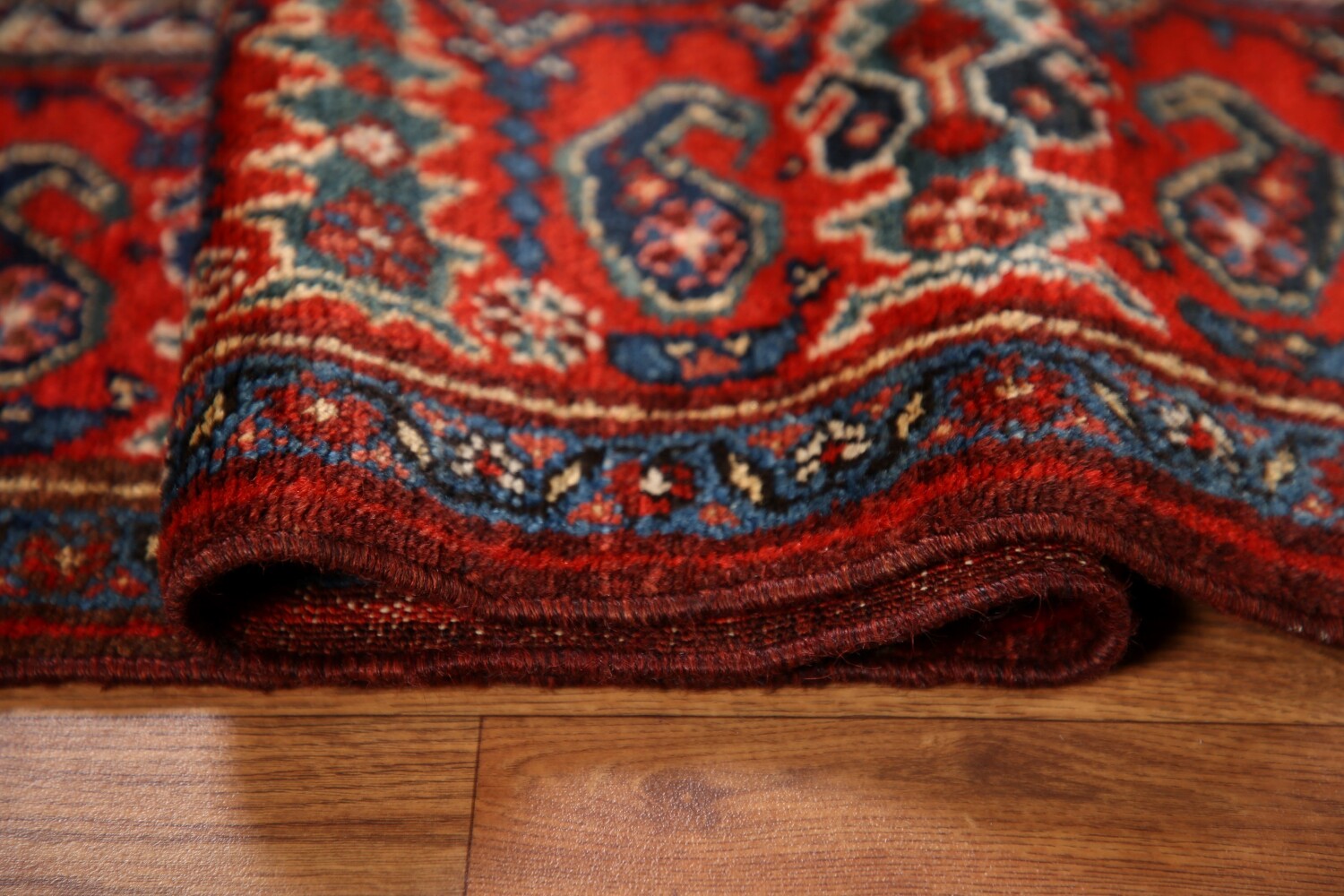 100% Vegetable Dye Antique Bibikabad Persian Area Rug 5x7