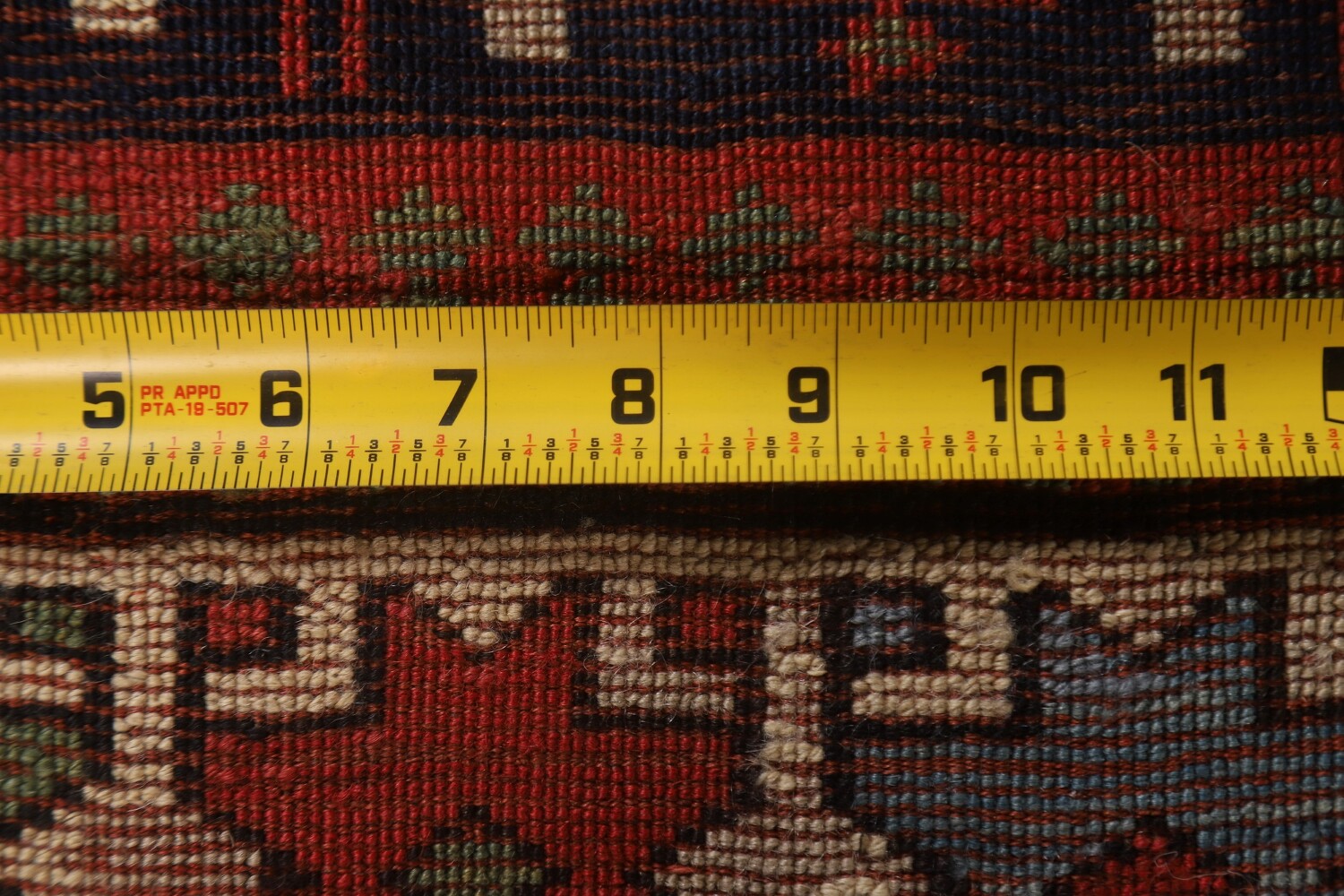 Pre-1900 Antique Vegetable Dye Kazak Oriental Rug 4x9