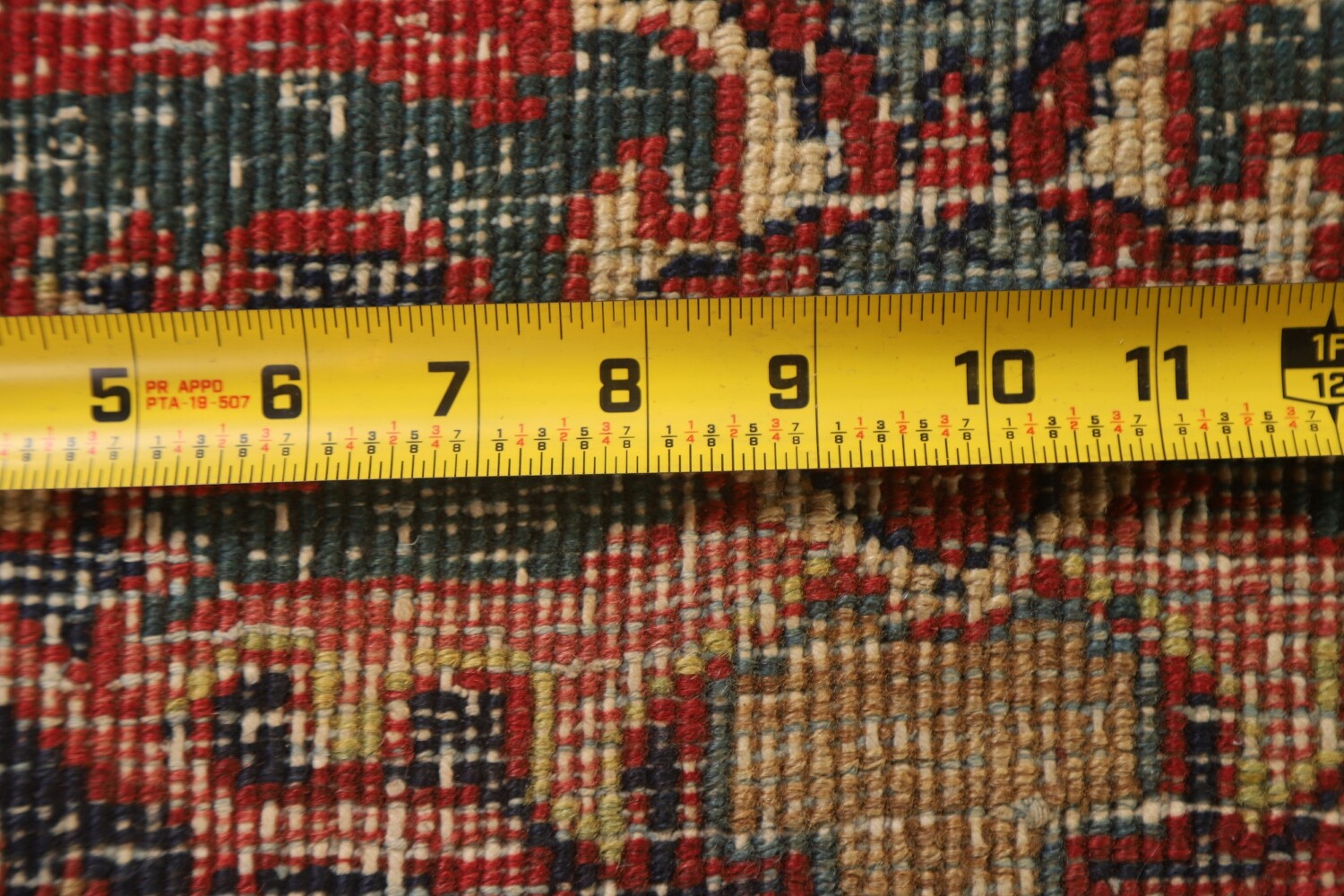 Pre-1900 Antique Vegetable Dye Heriz Serapi Persian Rug 11x13