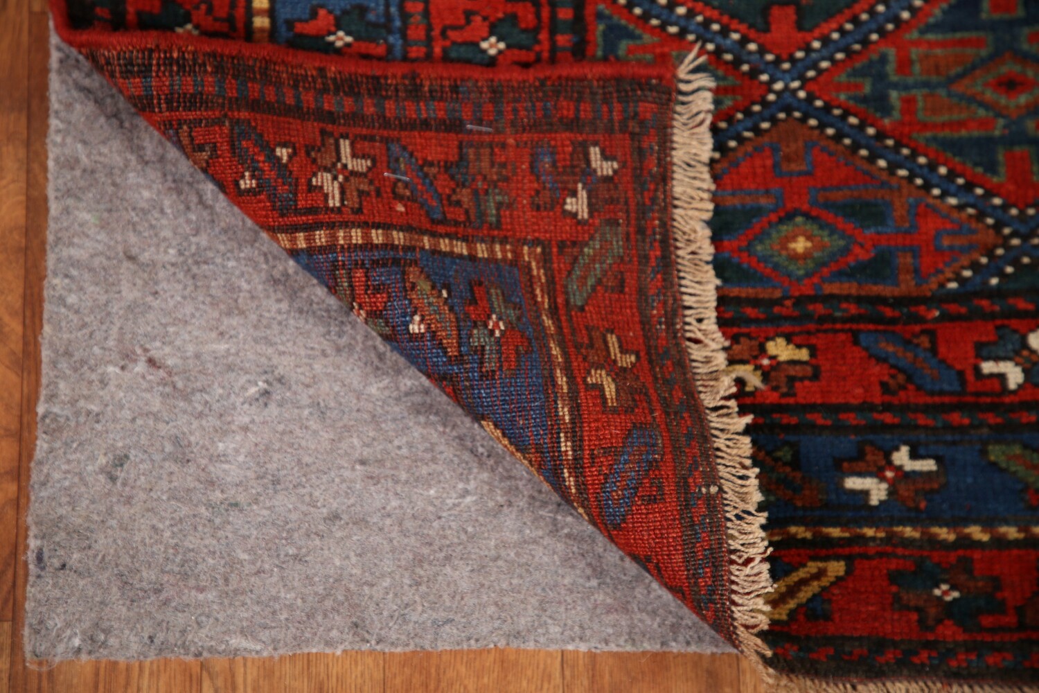 Pre-1900 Antique Vegetable Dye Kazak Oriental Rug 4x8