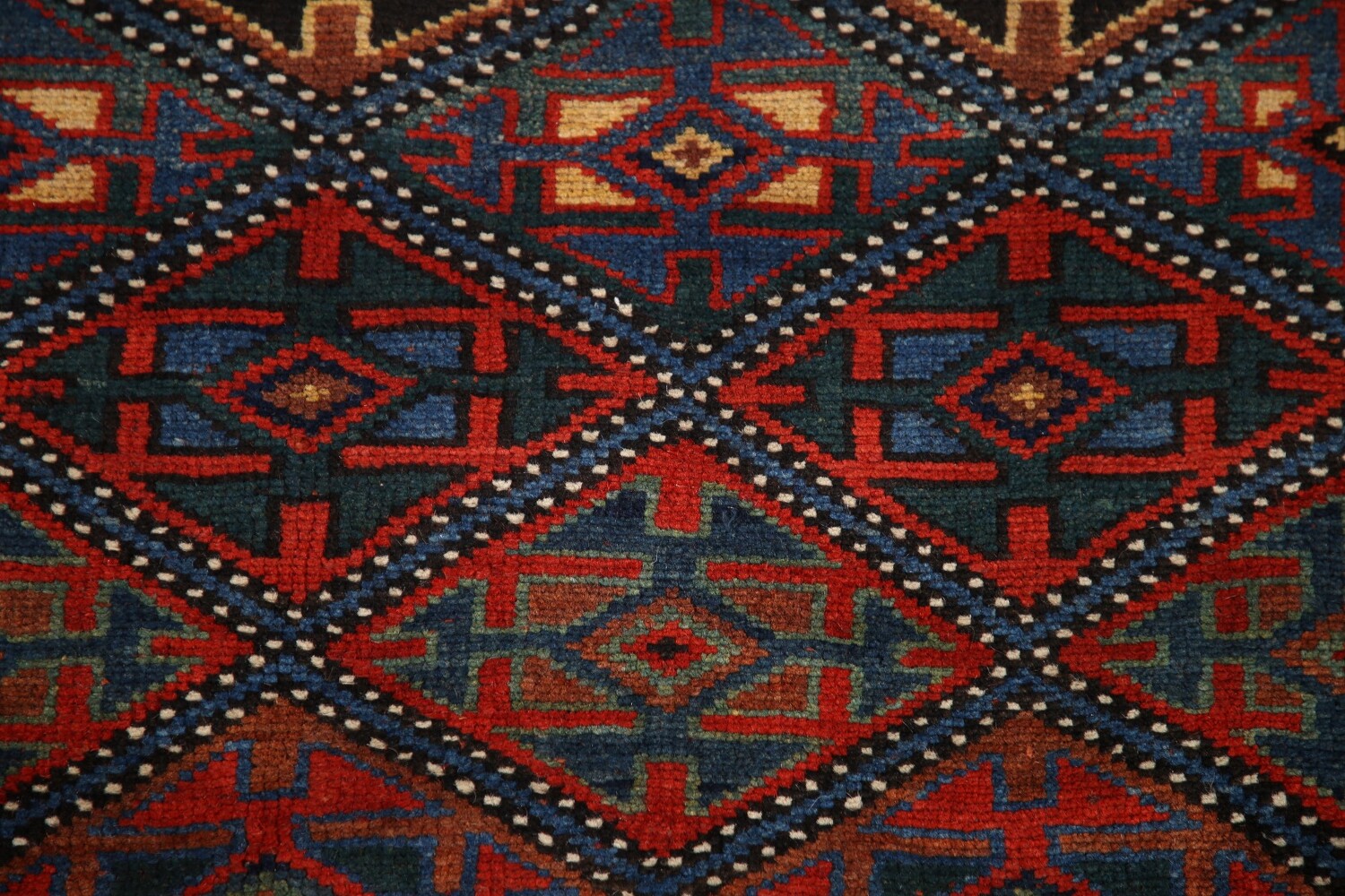 Pre-1900 Antique Vegetable Dye Kazak Oriental Rug 4x8