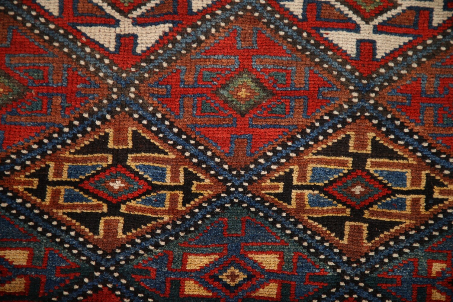 Pre-1900 Antique Vegetable Dye Kazak Oriental Rug 4x8