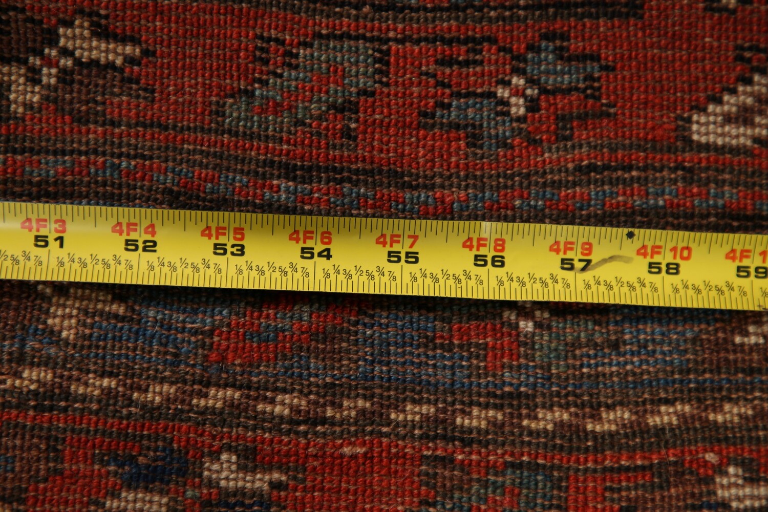 Pre-1900 Antique Vegetable Dye Kazak Oriental Rug 4x8