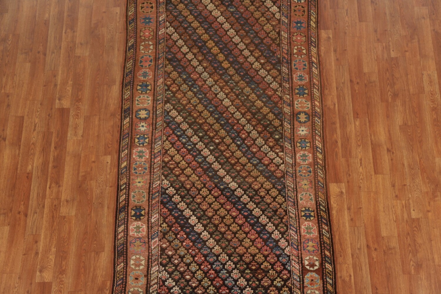 Pre-1900 Antique Vegetable Dye Kazak Oriental Area Rug 4x8
