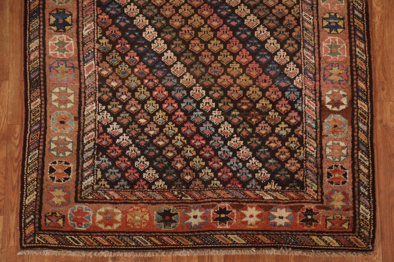 Pre-1900 Antique Vegetable Dye Kazak Oriental Area Rug 4x8