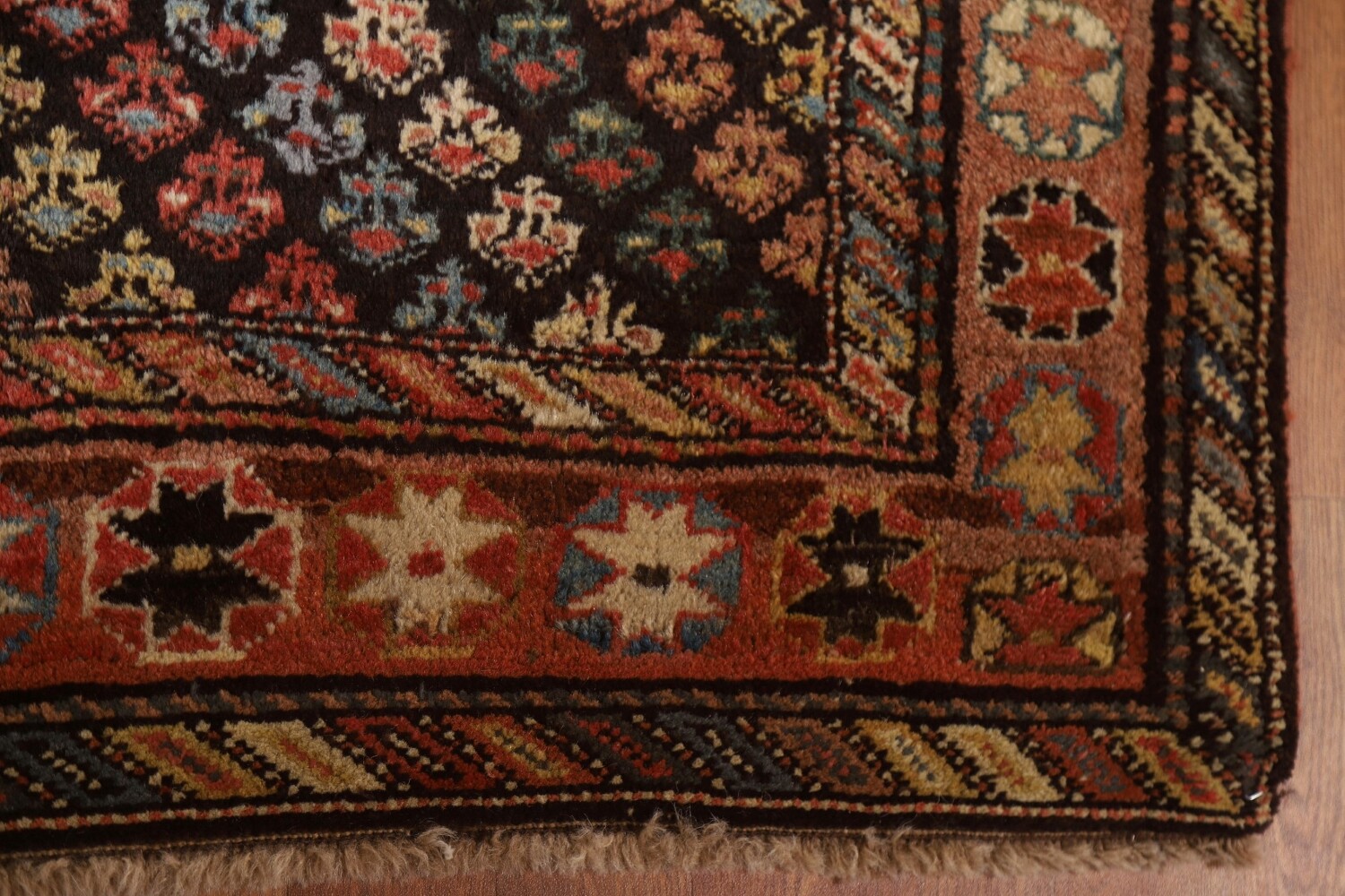 Pre-1900 Antique Vegetable Dye Kazak Oriental Area Rug 4x8