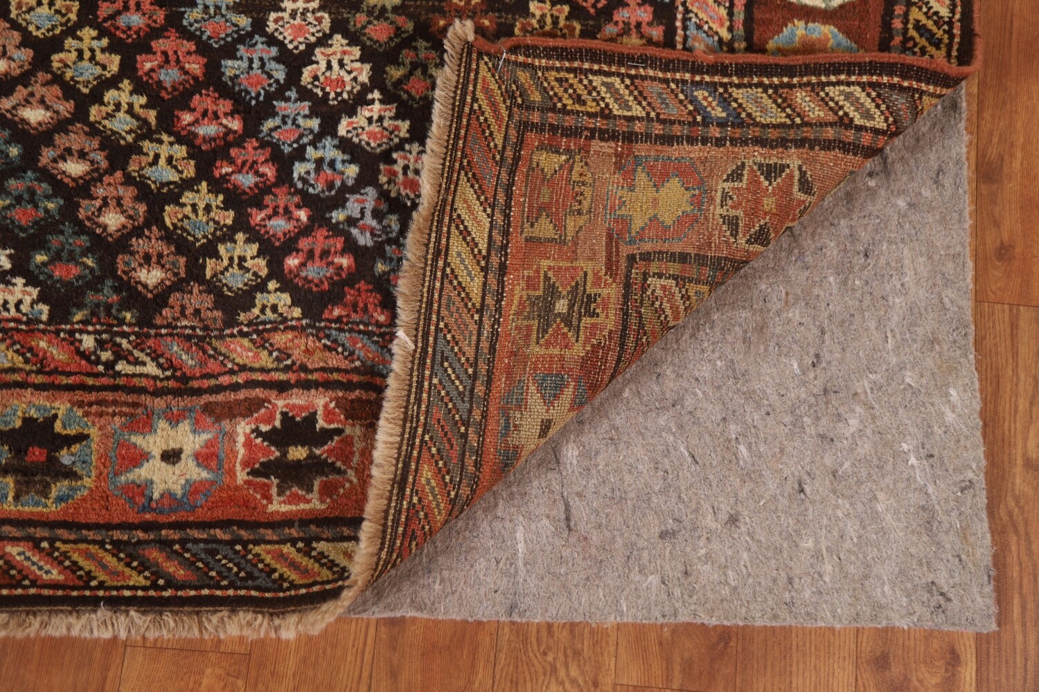 Pre-1900 Antique Vegetable Dye Kazak Oriental Area Rug 4x8