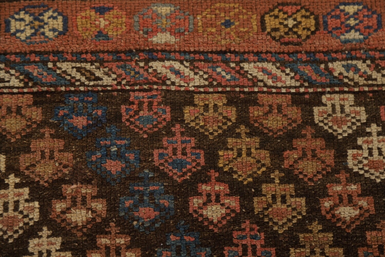 Pre-1900 Antique Vegetable Dye Kazak Oriental Area Rug 4x8