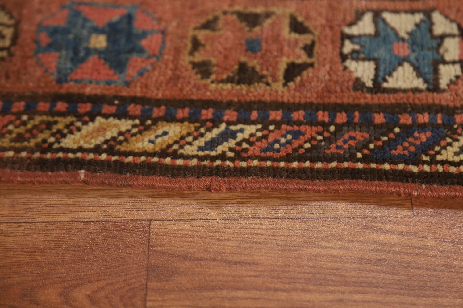 Pre-1900 Antique Vegetable Dye Kazak Oriental Area Rug 4x8
