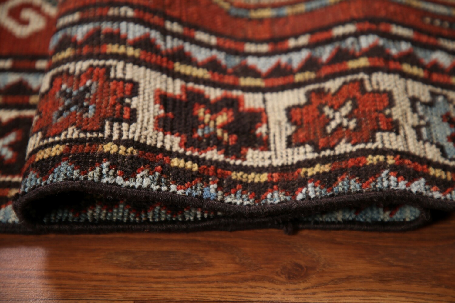 Pre-1900 Antique Vegetable Dye Kazak Oriental Area Rug 4x8