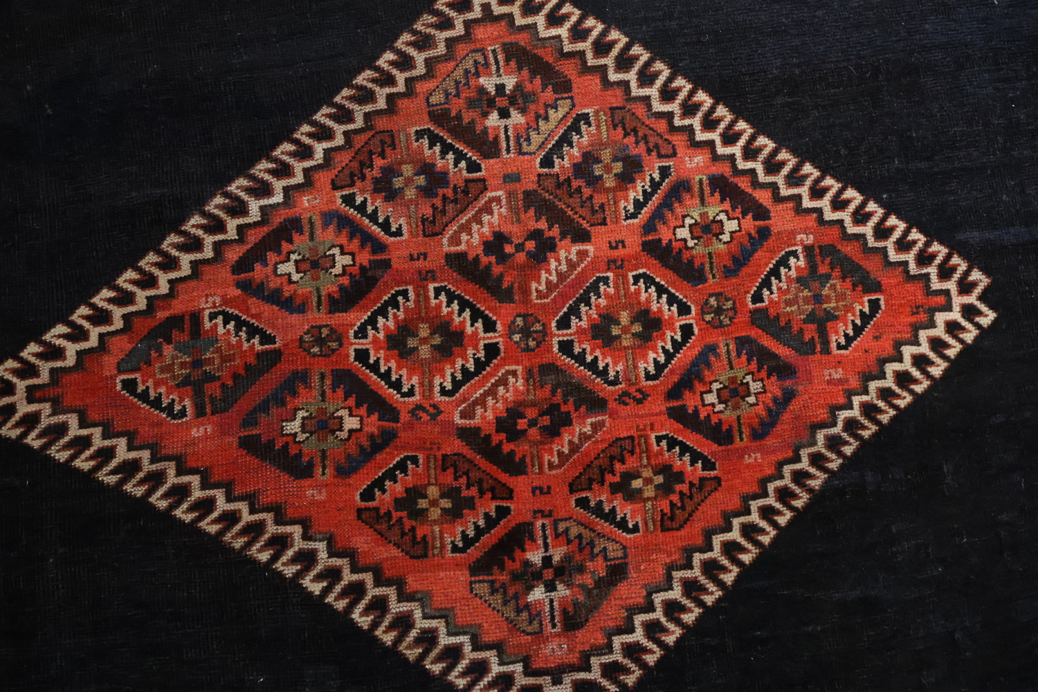 Pre-1900 Antique Vegetable Dye Ghashghaie Persian Area Rug 10x13