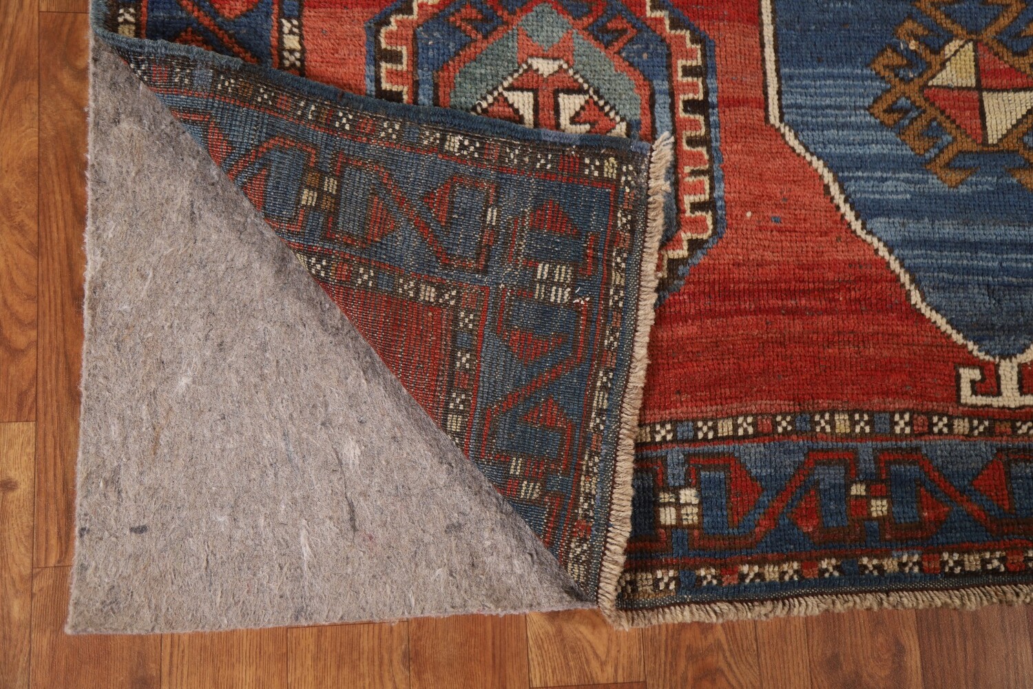 Pre-1900 Antique Vegetable Dye Kazak Oriental Area Rug 4x7