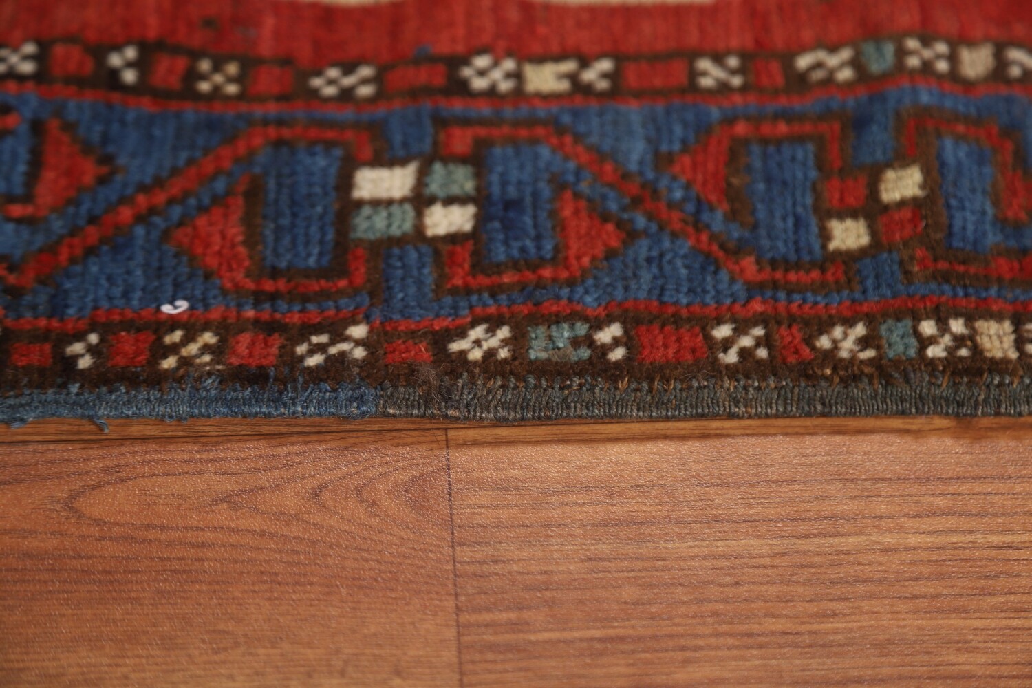 Pre-1900 Antique Vegetable Dye Kazak Oriental Area Rug 4x7