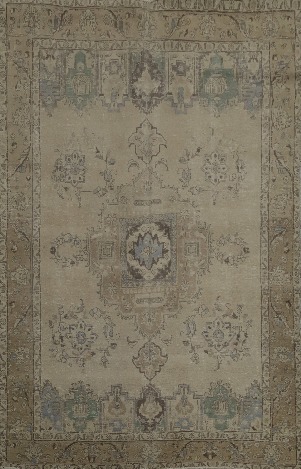 Timeless Beauty Handcrafted Tabriz Persian Area Rug 7x9