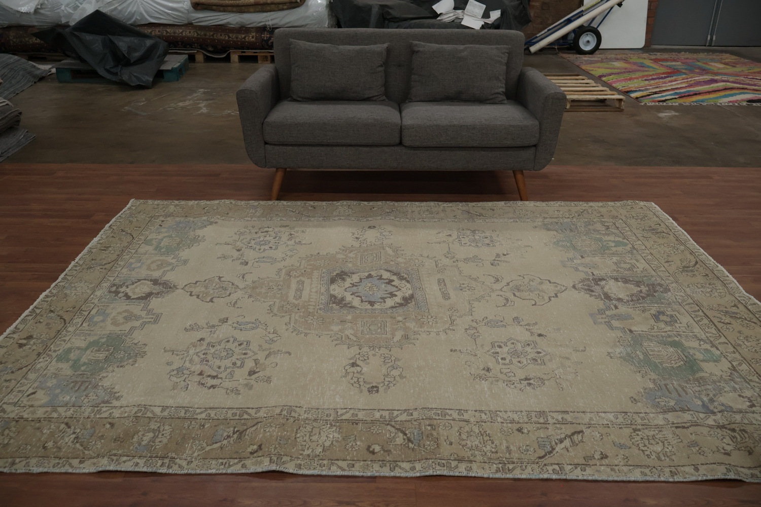 Timeless Beauty Handcrafted Tabriz Persian Area Rug 7x9