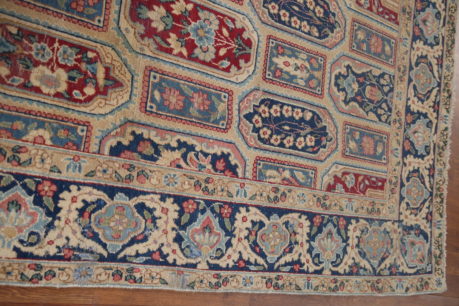 Antique Kerman Persian Area Rug 7x10