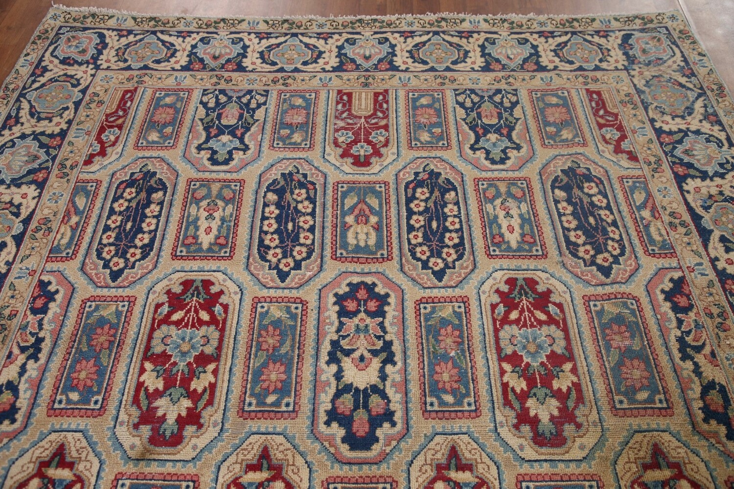 Antique Kerman Persian Area Rug 7x10