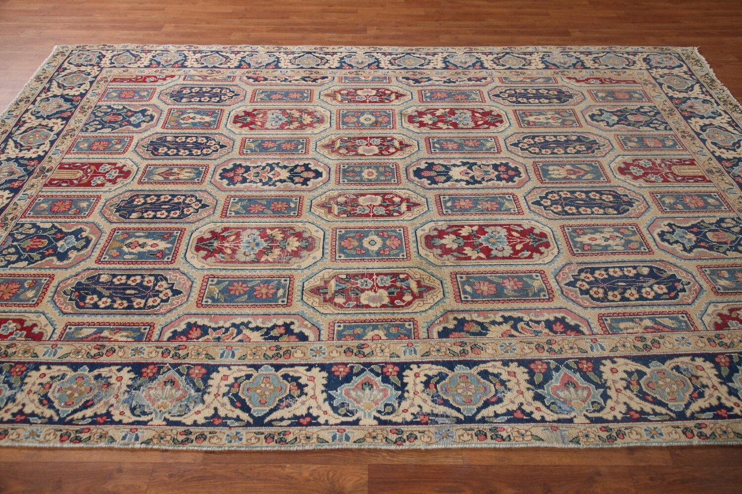 Antique Kerman Persian Area Rug 7x10