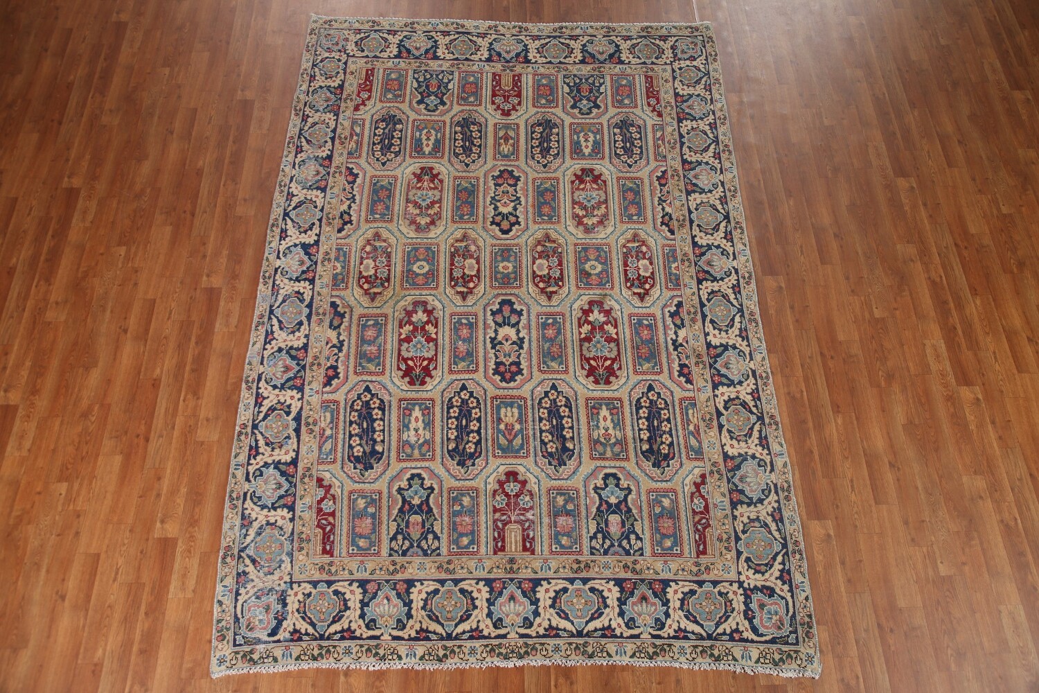 Antique Kerman Persian Area Rug 7x10