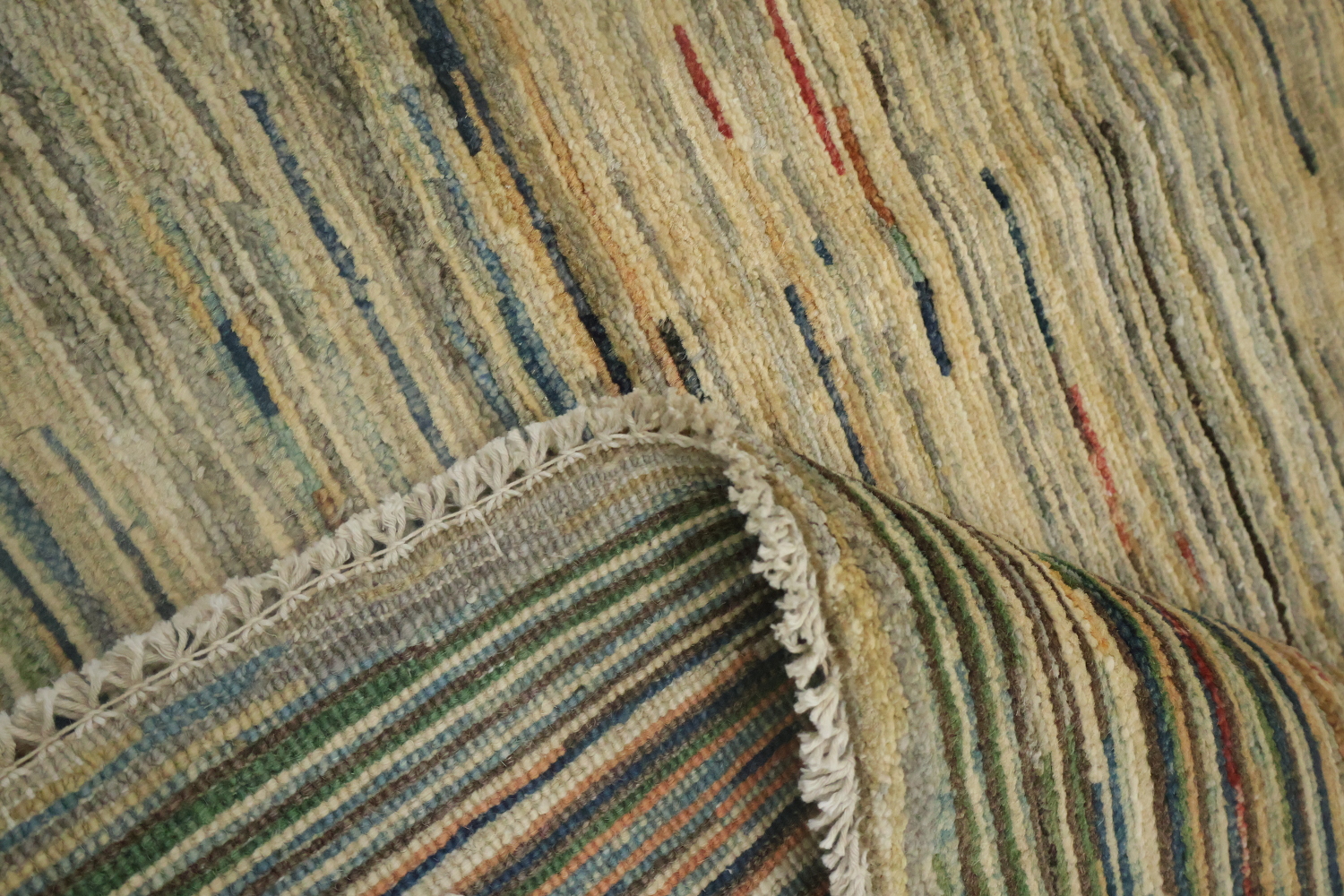 All-Over Gabbeh Kashkoli Oriental Area Rug 5x7