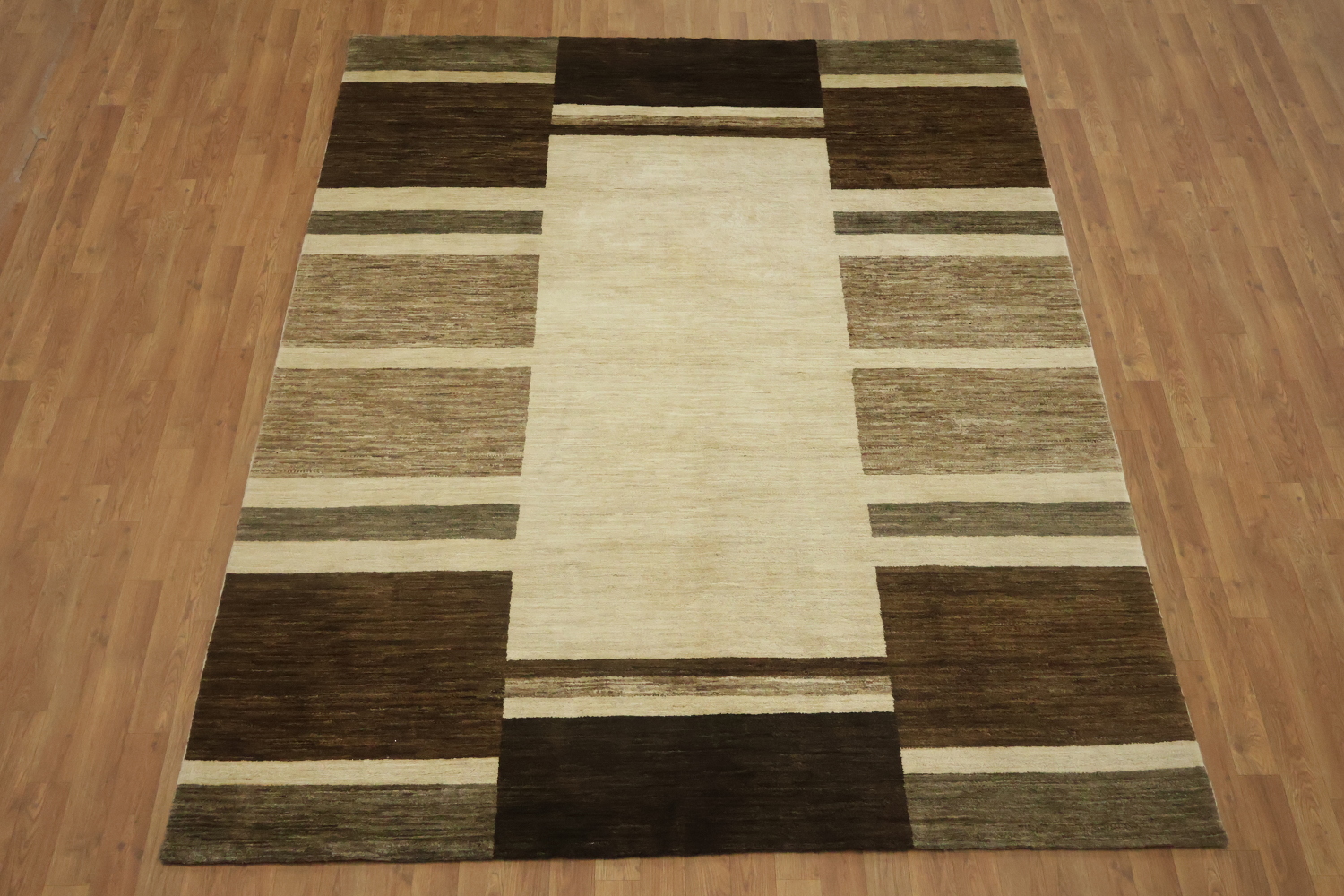 Geometric Gabbeh Kashkoli Wool Area Rug 6x8